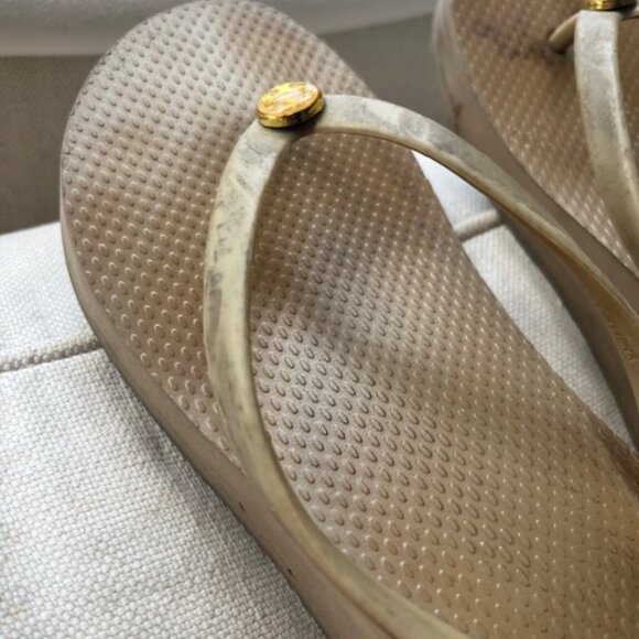 Tory Burch Wedge Flip Flops - Picture 3 of 5